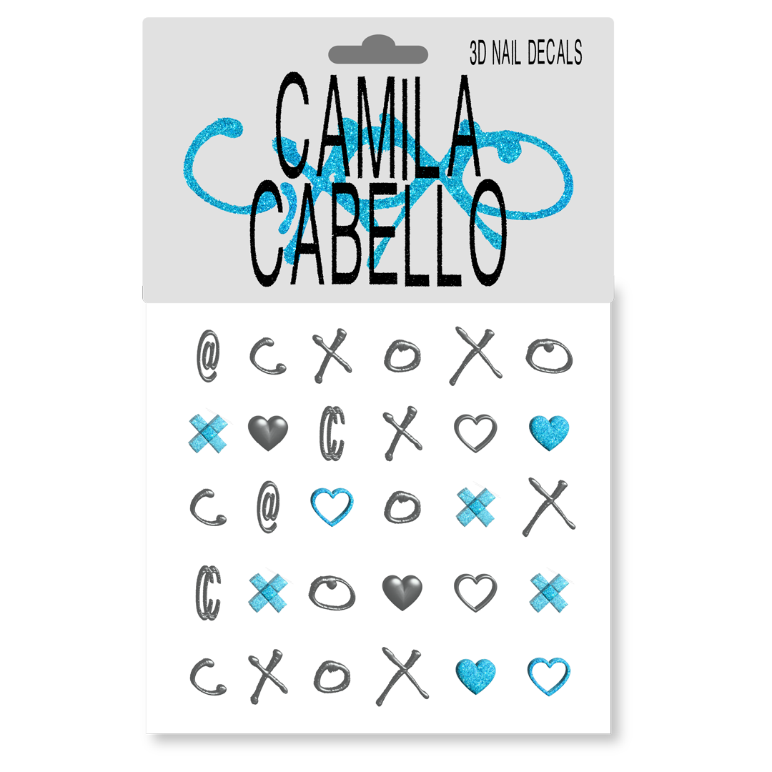 Camila Cabello - C,XOXO 3D Nail Decals