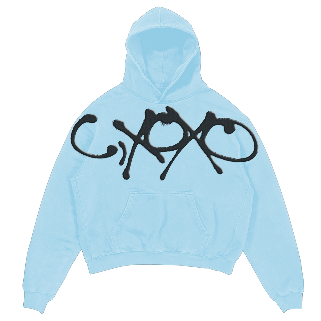 C,XOXO BABY BLUE HOODIE - Camila Cabello UK